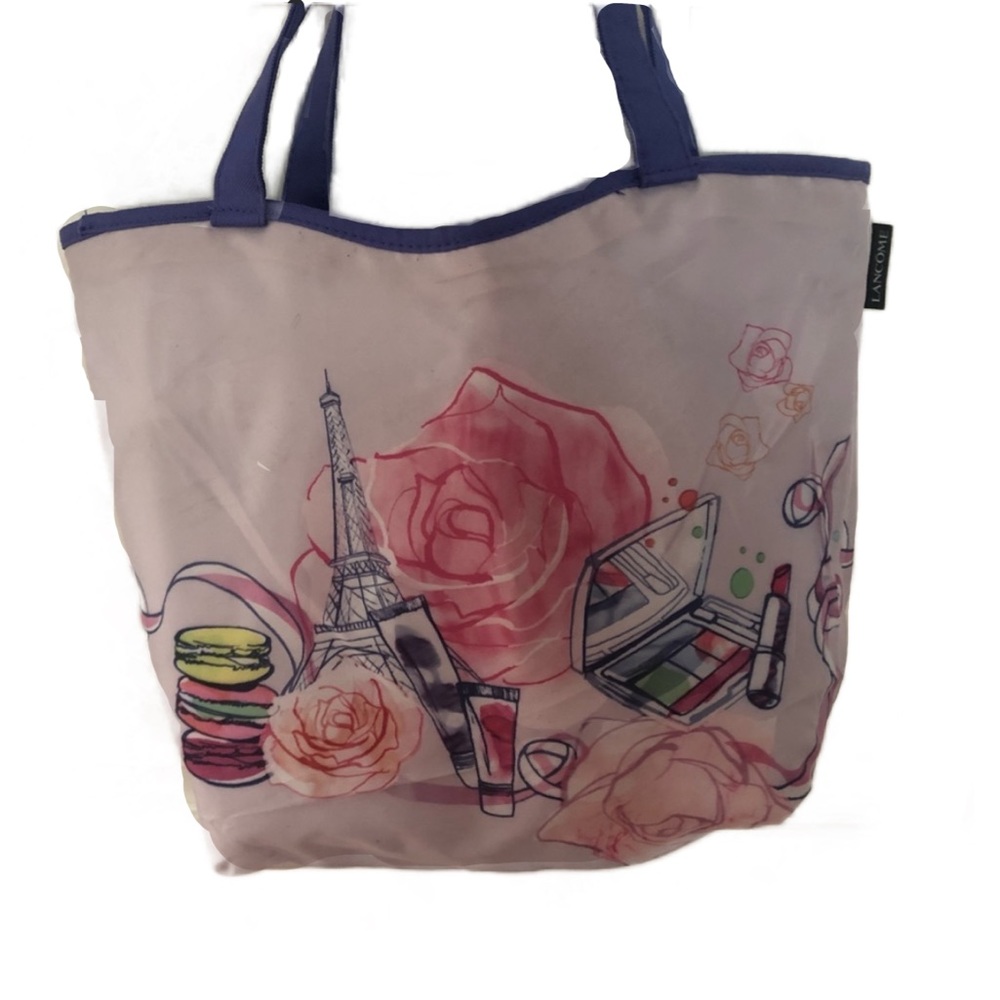 Purple and Paris like Reversible bag